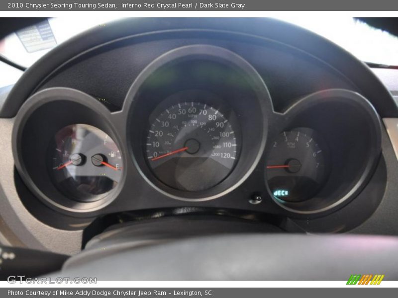 Inferno Red Crystal Pearl / Dark Slate Gray 2010 Chrysler Sebring Touring Sedan