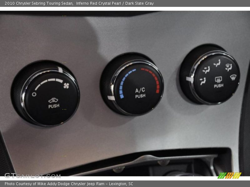 Inferno Red Crystal Pearl / Dark Slate Gray 2010 Chrysler Sebring Touring Sedan