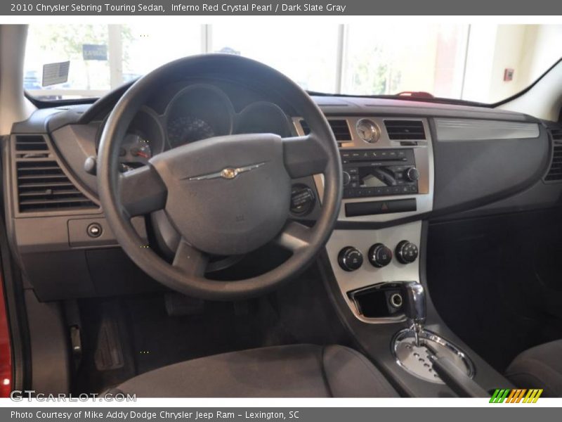 Inferno Red Crystal Pearl / Dark Slate Gray 2010 Chrysler Sebring Touring Sedan