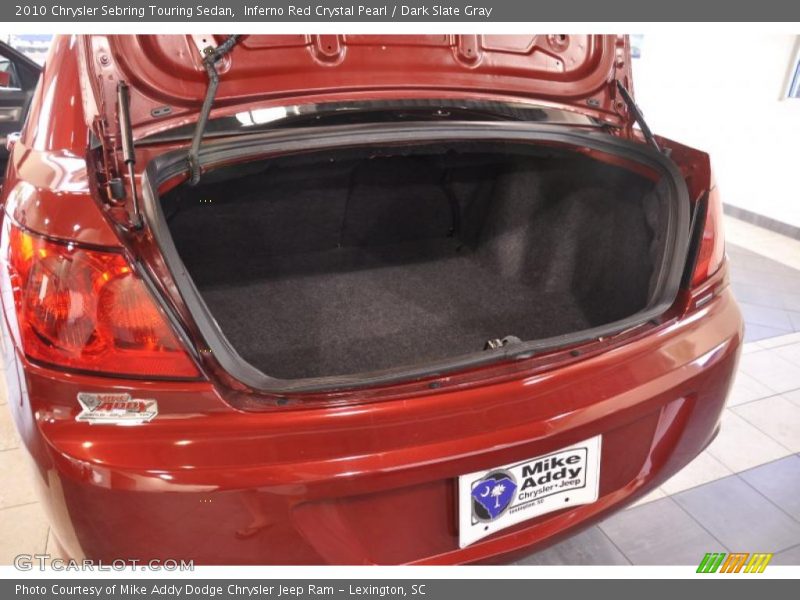 Inferno Red Crystal Pearl / Dark Slate Gray 2010 Chrysler Sebring Touring Sedan