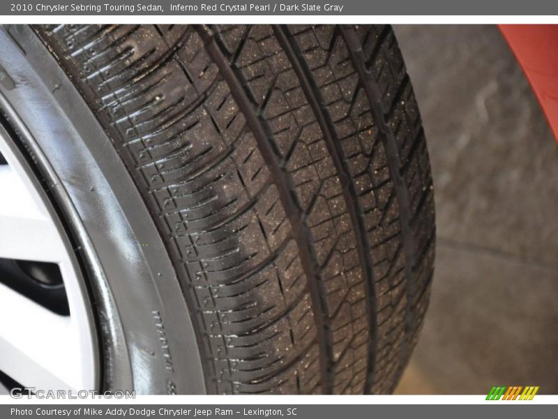 Inferno Red Crystal Pearl / Dark Slate Gray 2010 Chrysler Sebring Touring Sedan