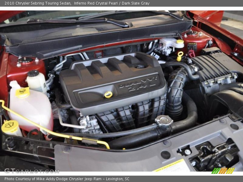 Inferno Red Crystal Pearl / Dark Slate Gray 2010 Chrysler Sebring Touring Sedan