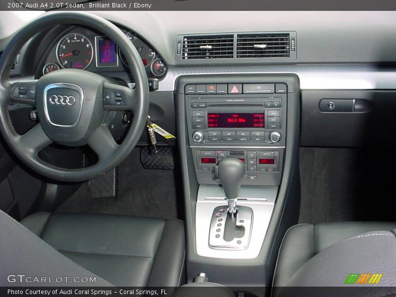 Brilliant Black / Ebony 2007 Audi A4 2.0T Sedan