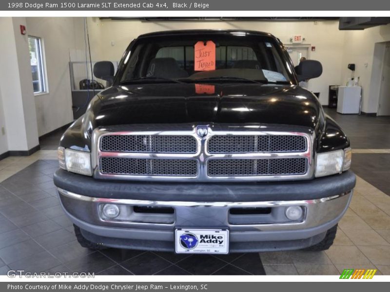Black / Beige 1998 Dodge Ram 1500 Laramie SLT Extended Cab 4x4