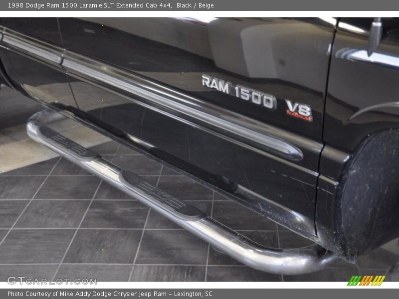 Black / Beige 1998 Dodge Ram 1500 Laramie SLT Extended Cab 4x4