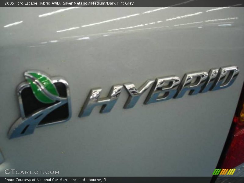 Silver Metallic / Medium/Dark Flint Grey 2005 Ford Escape Hybrid 4WD