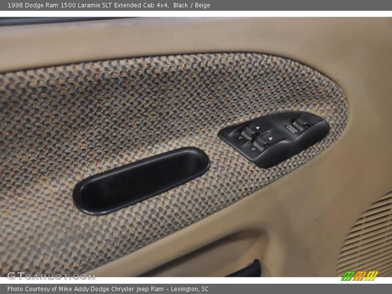 Black / Beige 1998 Dodge Ram 1500 Laramie SLT Extended Cab 4x4