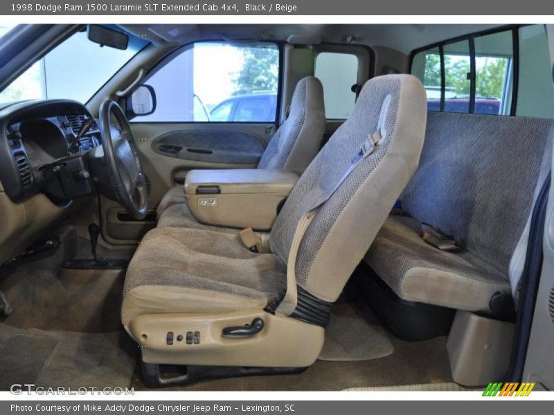 Black / Beige 1998 Dodge Ram 1500 Laramie SLT Extended Cab 4x4