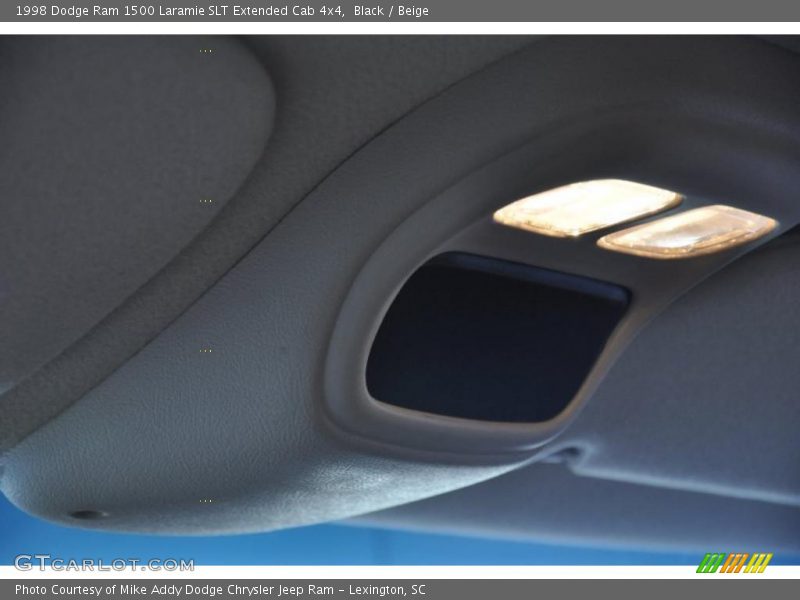 Black / Beige 1998 Dodge Ram 1500 Laramie SLT Extended Cab 4x4