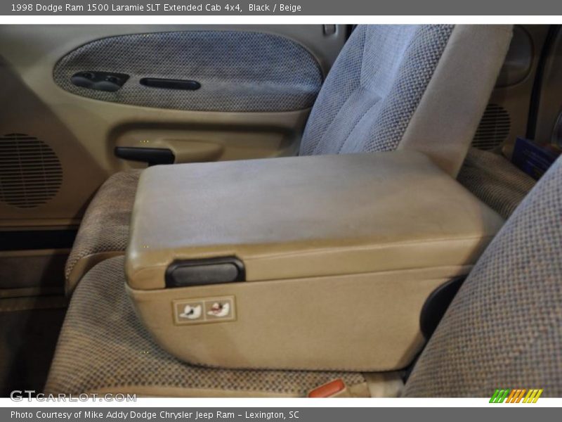 Black / Beige 1998 Dodge Ram 1500 Laramie SLT Extended Cab 4x4