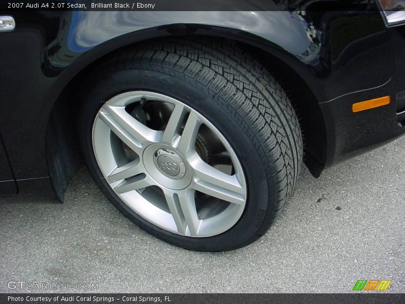 Brilliant Black / Ebony 2007 Audi A4 2.0T Sedan