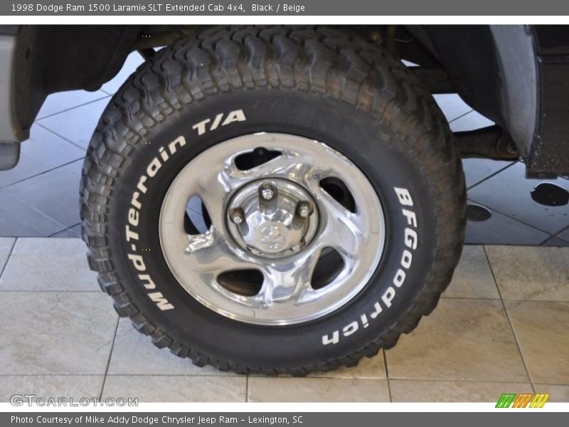 Black / Beige 1998 Dodge Ram 1500 Laramie SLT Extended Cab 4x4