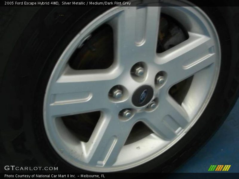 Silver Metallic / Medium/Dark Flint Grey 2005 Ford Escape Hybrid 4WD