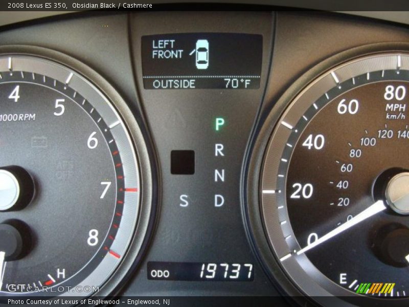 Obsidian Black / Cashmere 2008 Lexus ES 350