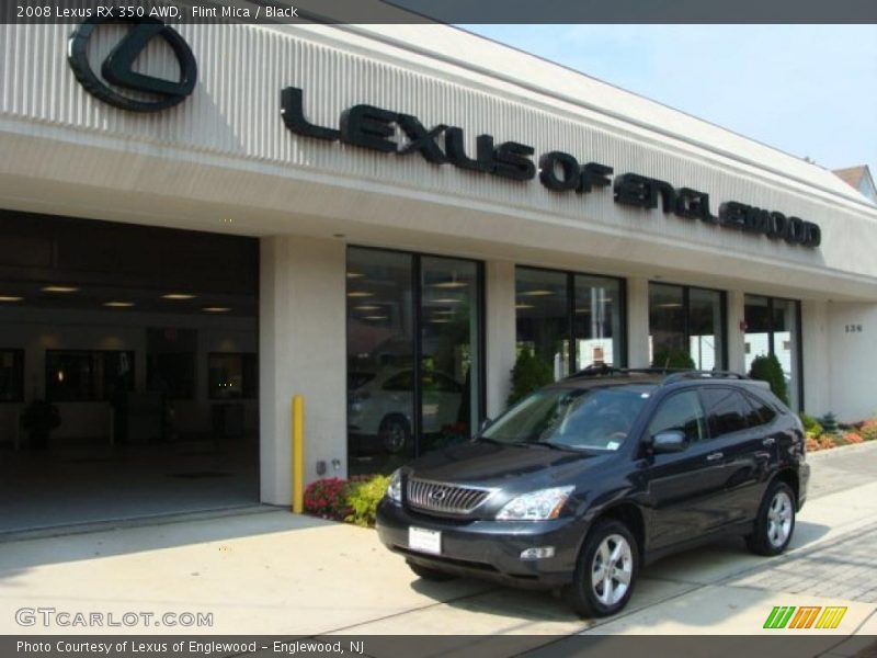 Flint Mica / Black 2008 Lexus RX 350 AWD