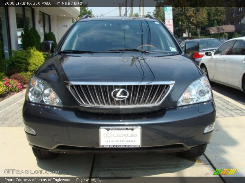 Flint Mica / Black 2008 Lexus RX 350 AWD