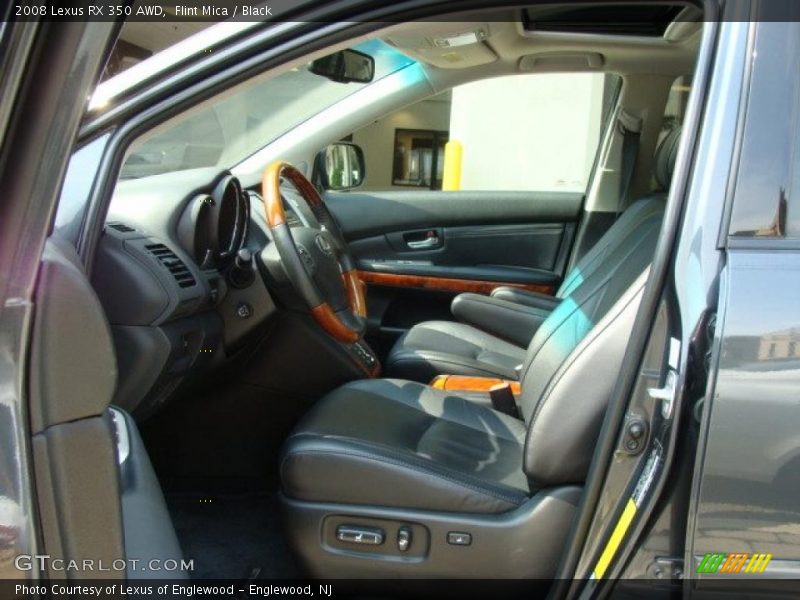 Flint Mica / Black 2008 Lexus RX 350 AWD
