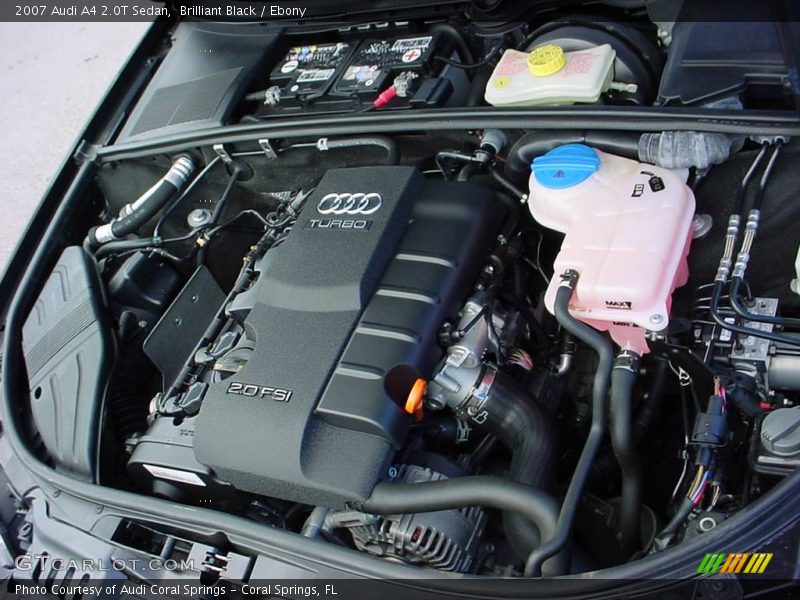 Brilliant Black / Ebony 2007 Audi A4 2.0T Sedan