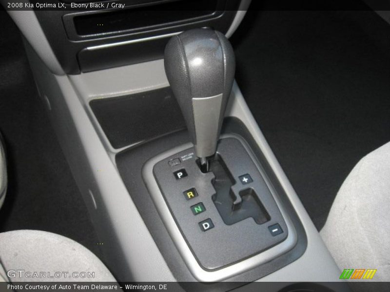 Ebony Black / Gray 2008 Kia Optima LX