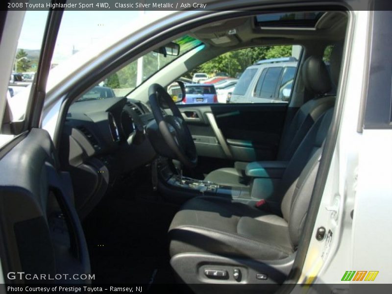 Classic Silver Metallic / Ash Gray 2008 Toyota Highlander Sport 4WD