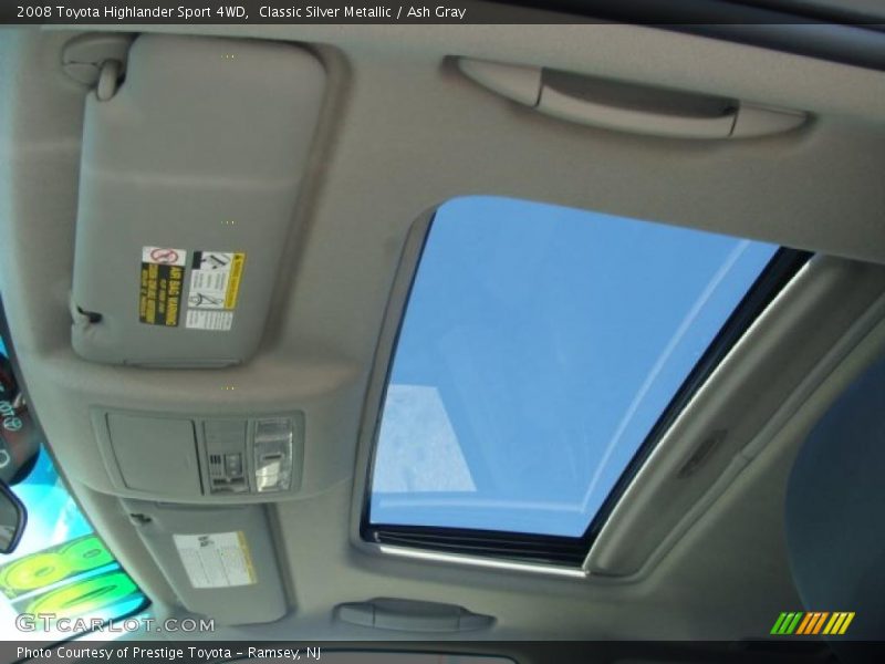 Classic Silver Metallic / Ash Gray 2008 Toyota Highlander Sport 4WD