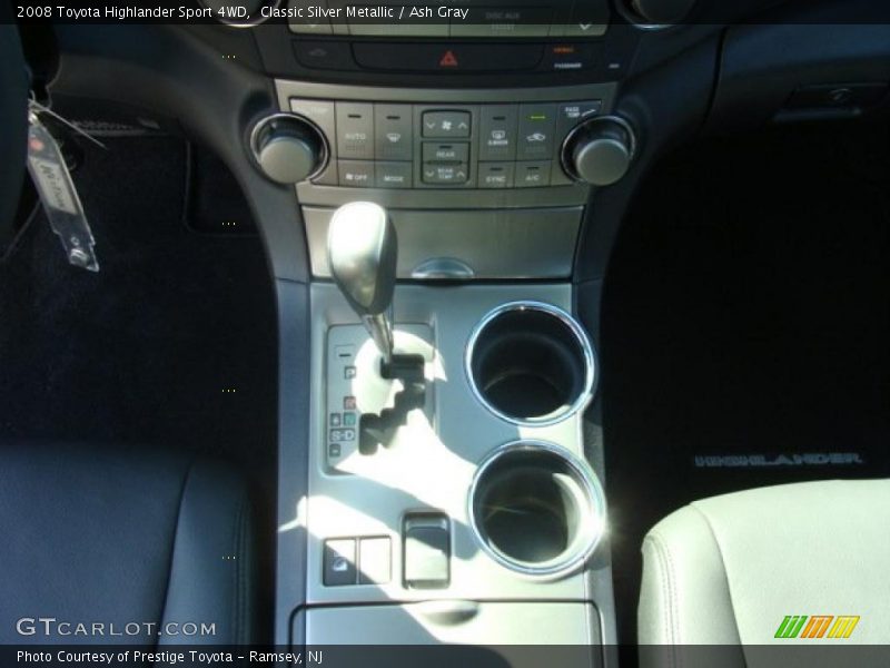 Classic Silver Metallic / Ash Gray 2008 Toyota Highlander Sport 4WD