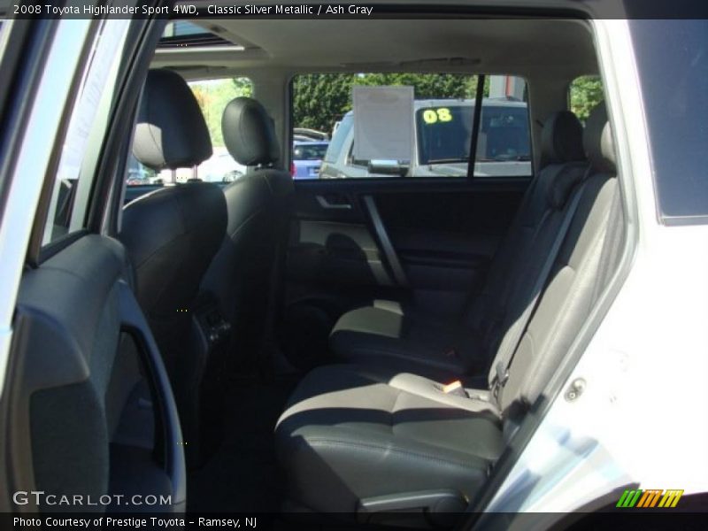 Classic Silver Metallic / Ash Gray 2008 Toyota Highlander Sport 4WD