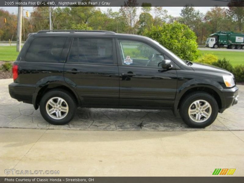 Nighthawk Black Pearl / Gray 2005 Honda Pilot EX-L 4WD