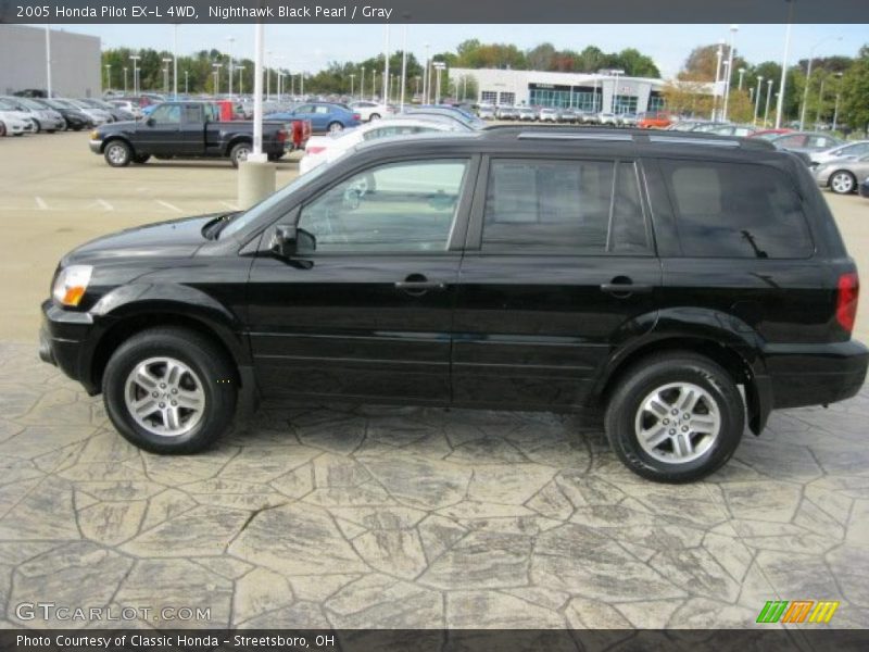 Nighthawk Black Pearl / Gray 2005 Honda Pilot EX-L 4WD