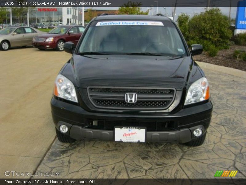 Nighthawk Black Pearl / Gray 2005 Honda Pilot EX-L 4WD