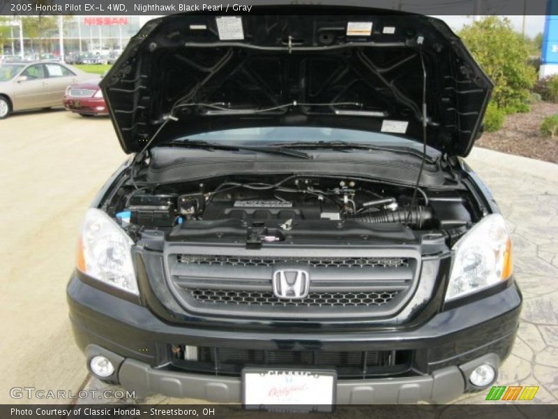 Nighthawk Black Pearl / Gray 2005 Honda Pilot EX-L 4WD