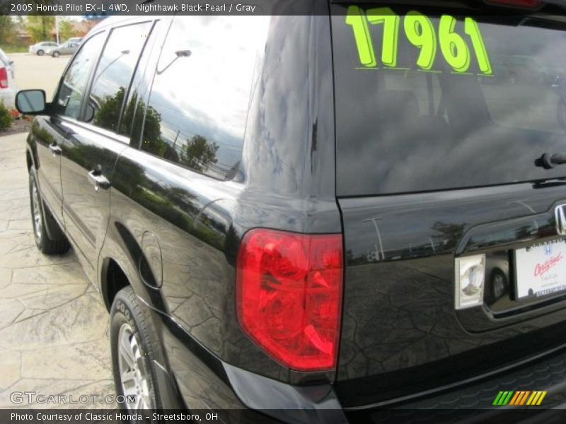 Nighthawk Black Pearl / Gray 2005 Honda Pilot EX-L 4WD