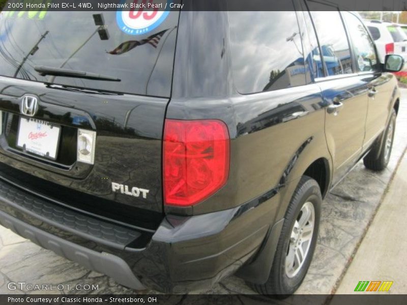 Nighthawk Black Pearl / Gray 2005 Honda Pilot EX-L 4WD