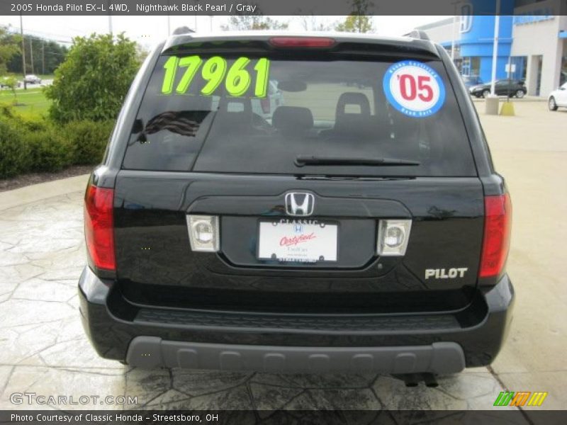 Nighthawk Black Pearl / Gray 2005 Honda Pilot EX-L 4WD