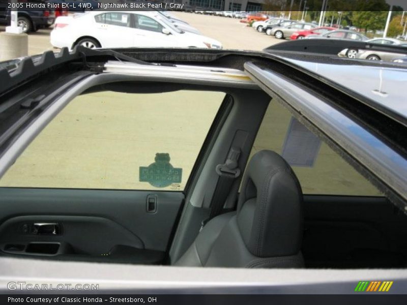 Nighthawk Black Pearl / Gray 2005 Honda Pilot EX-L 4WD