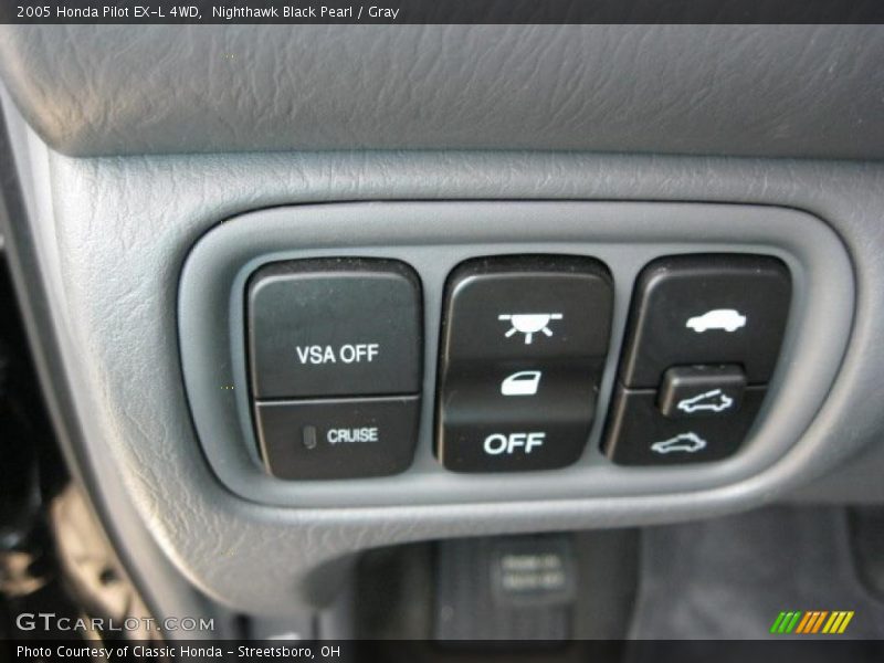 Nighthawk Black Pearl / Gray 2005 Honda Pilot EX-L 4WD