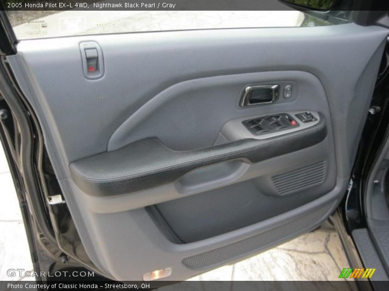 Nighthawk Black Pearl / Gray 2005 Honda Pilot EX-L 4WD
