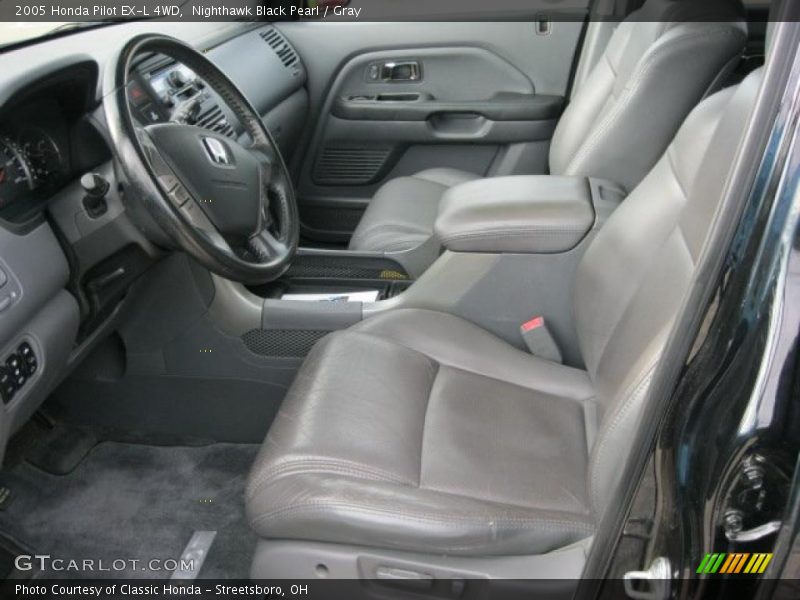Nighthawk Black Pearl / Gray 2005 Honda Pilot EX-L 4WD