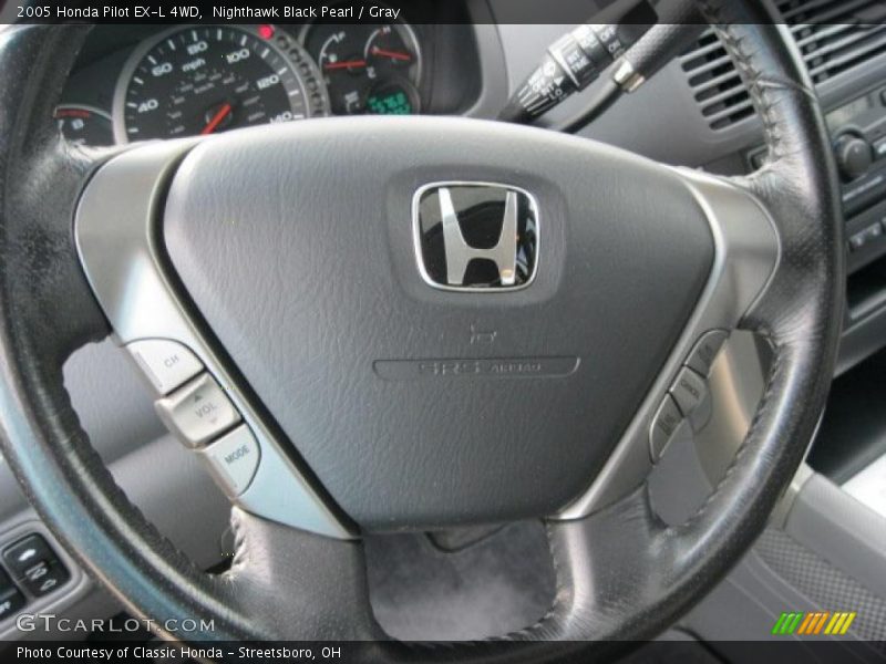 Nighthawk Black Pearl / Gray 2005 Honda Pilot EX-L 4WD
