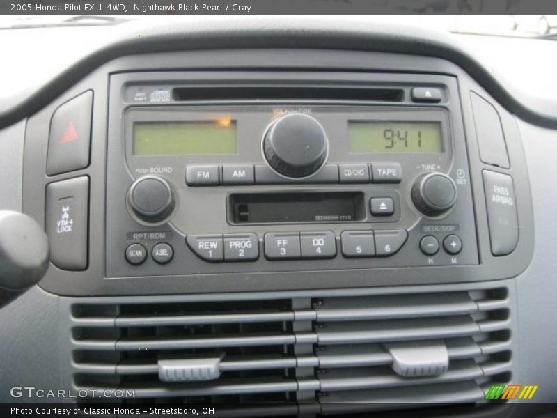 Nighthawk Black Pearl / Gray 2005 Honda Pilot EX-L 4WD