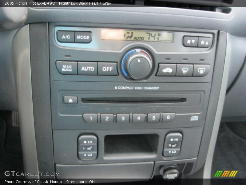 Nighthawk Black Pearl / Gray 2005 Honda Pilot EX-L 4WD