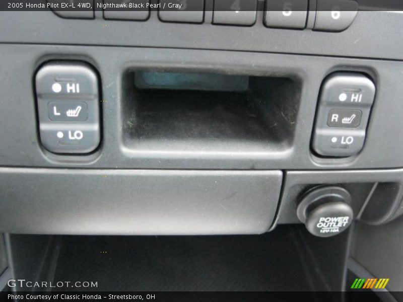 Nighthawk Black Pearl / Gray 2005 Honda Pilot EX-L 4WD