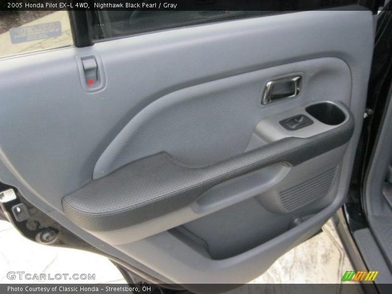Nighthawk Black Pearl / Gray 2005 Honda Pilot EX-L 4WD