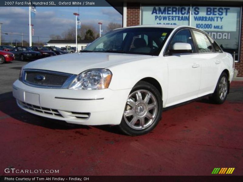 Oxford White / Shale 2007 Ford Five Hundred SEL