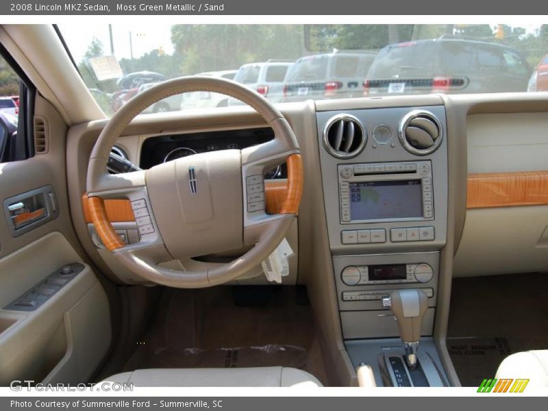 Moss Green Metallic / Sand 2008 Lincoln MKZ Sedan