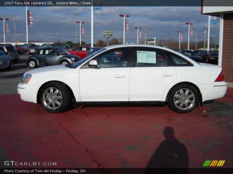 Oxford White / Shale 2007 Ford Five Hundred SEL