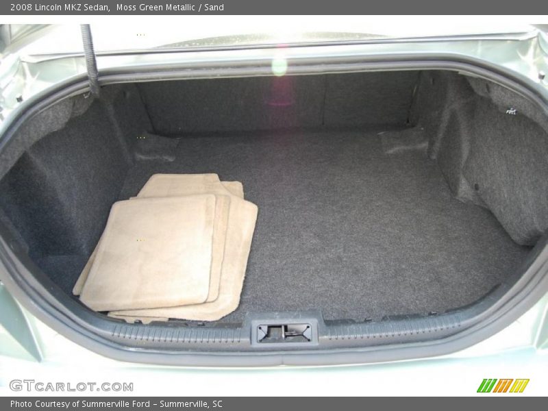 Moss Green Metallic / Sand 2008 Lincoln MKZ Sedan