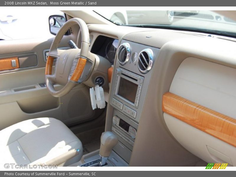 Moss Green Metallic / Sand 2008 Lincoln MKZ Sedan
