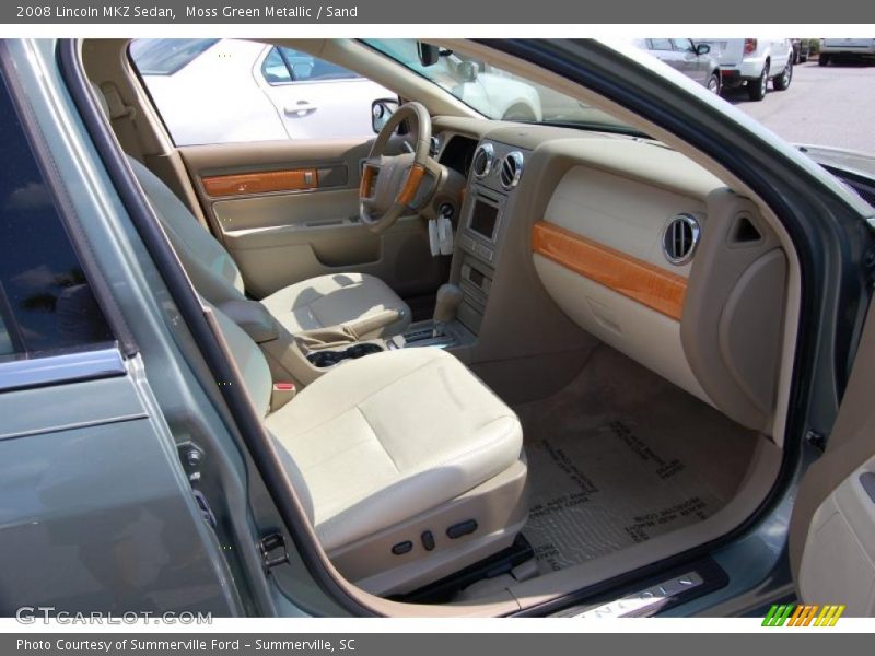 Moss Green Metallic / Sand 2008 Lincoln MKZ Sedan