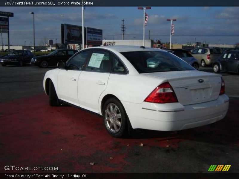 Oxford White / Shale 2007 Ford Five Hundred SEL